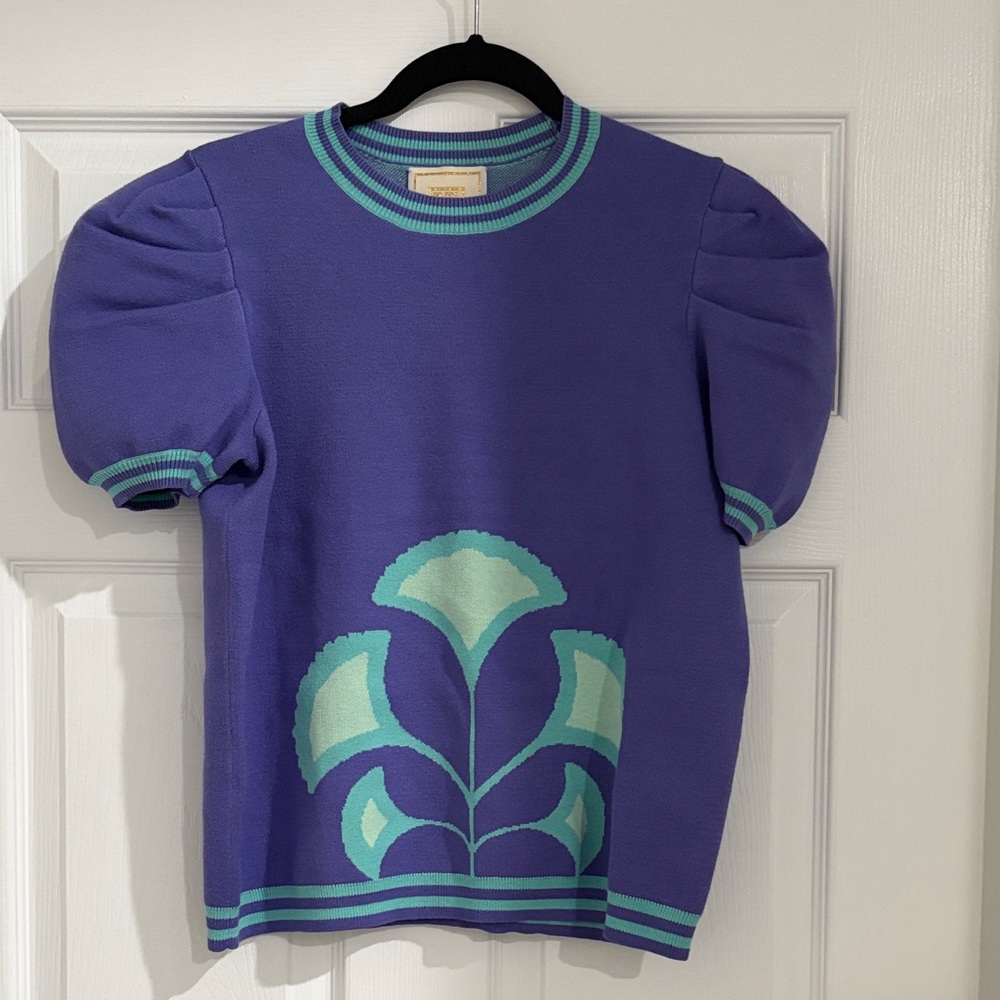 NWOT Emily McCarthy Shot Sleeve Sweater